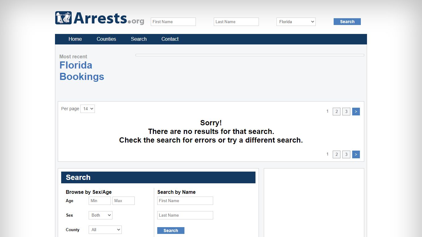 Florida Arrests and Inmate Search